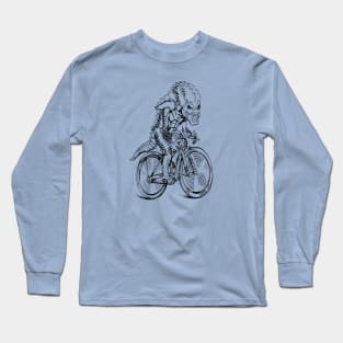 SEEMBO Alien Cycling Bicycle Bicycling Riding Biking Bike Long Sleeve T-Shirt